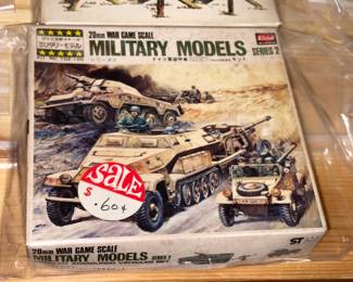INCREDIBLE Collection Of Model Kits Spanning Many Decades & Brands Such As Matchbox (Mostly Military Related W/ Some Still SEALED!)