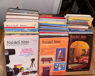 Vintage Nutshell News Miniaturist Enthusiast Magazines