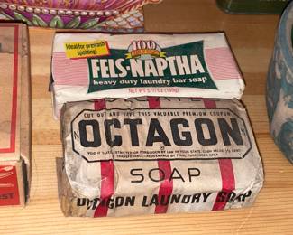Vintage Octagon Soap Bar In Wrapper