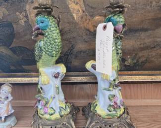 Parrot candle sticks 