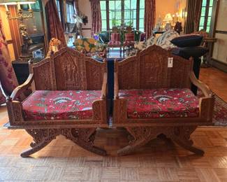 Elephant saddle chairs