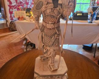 Chinese bone warrior stature