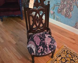 Victorian prayer chair