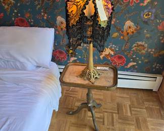 Victorian brass lamp 