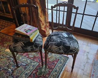 Parlor fire place chairs