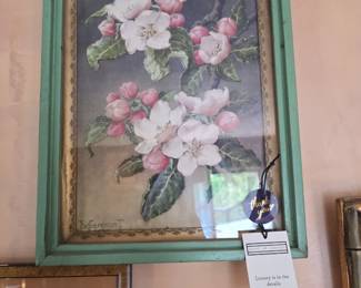 1920 paper art shadow box
