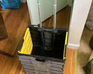 Simplify Collapsible Utility Cart with Telescoping Handle