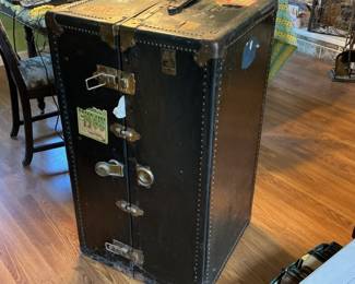 Vintage Wardrobe Steamer Trunk