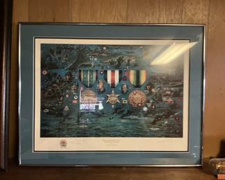 50th Anniversary D-Day Normandy Invasion Commemorative Print by George L. Skypack