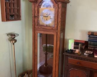 Howard Miller Oak Grandfather Clock