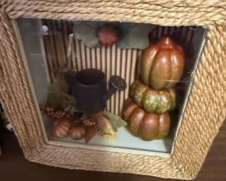 Rope-Wrapped Autumn Scene Display Box