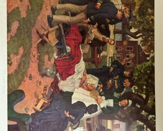 Dean Cornwell "The Eve of the Battle" Print