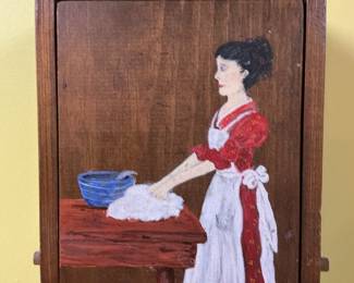 Hand-Painted Wooden Wall Organizer