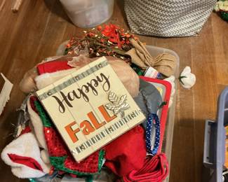 Assorted Craft and Seasonal Decorations