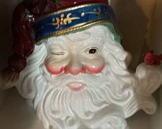 Ceramic Santa Claus Cookie Jar