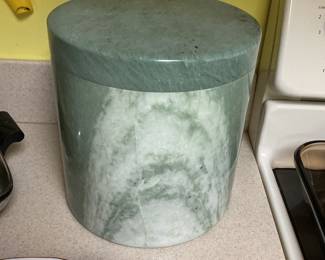 Green Marble Container