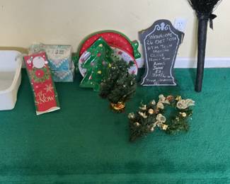 Christmas Decorative Items Lot