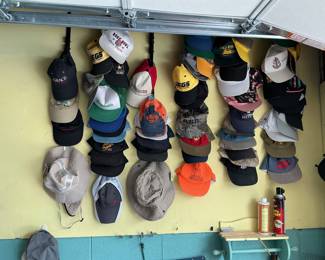 Assorted Baseball Caps and Hats Collection