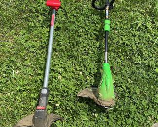 Craftsman Cordless String Trimmer and Greenworks Cordless String Trimmer