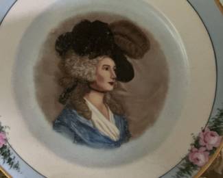 Royal Bavaria Portrait Plate - Georgiana Cavendish