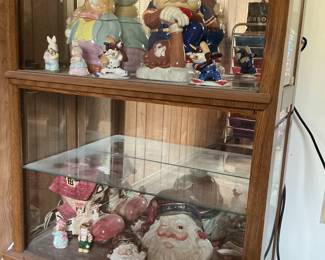 Assorted Ceramic Cookie Jars and Figurines