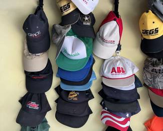 Assorted Baseball Caps Collection - Including Sports Memorabilia and Branded Apparel
