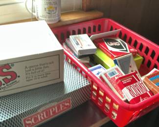 Assorted Card Games and Board Games