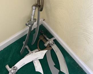 Assorted Plastic Toy Swords