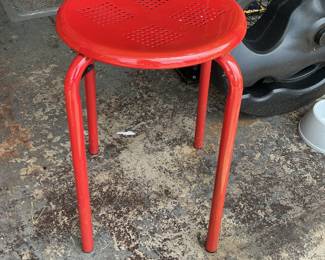 IKEA Marius Red Stool