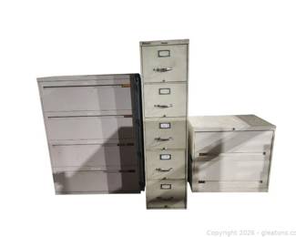 3 Filing Cabinets