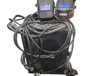 Clutch Welding Cart with 2 Welding Helmets