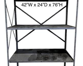 5 Metal Storage Shelving Units