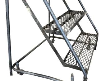 Rolling 3 Step Utility Ladder