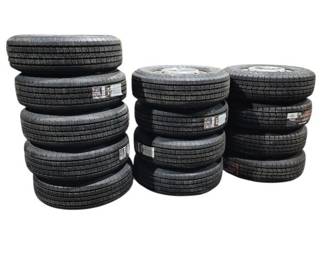 Lot of 13 Tires and Rims
