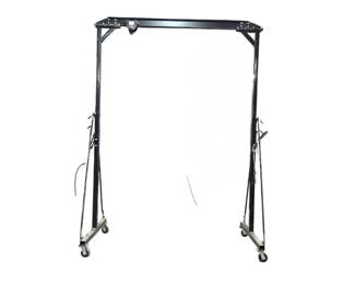 Summit Racing 1 Ton Adjustable Height Gantry Crane with Pulley and Chain