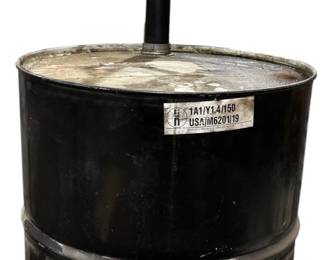 Brake Kleen 55 Gallon Steel Drum with Barrel Pump and Brake Cleaner