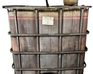 Approximately 275 Gallon Antifreeze Tote Tank