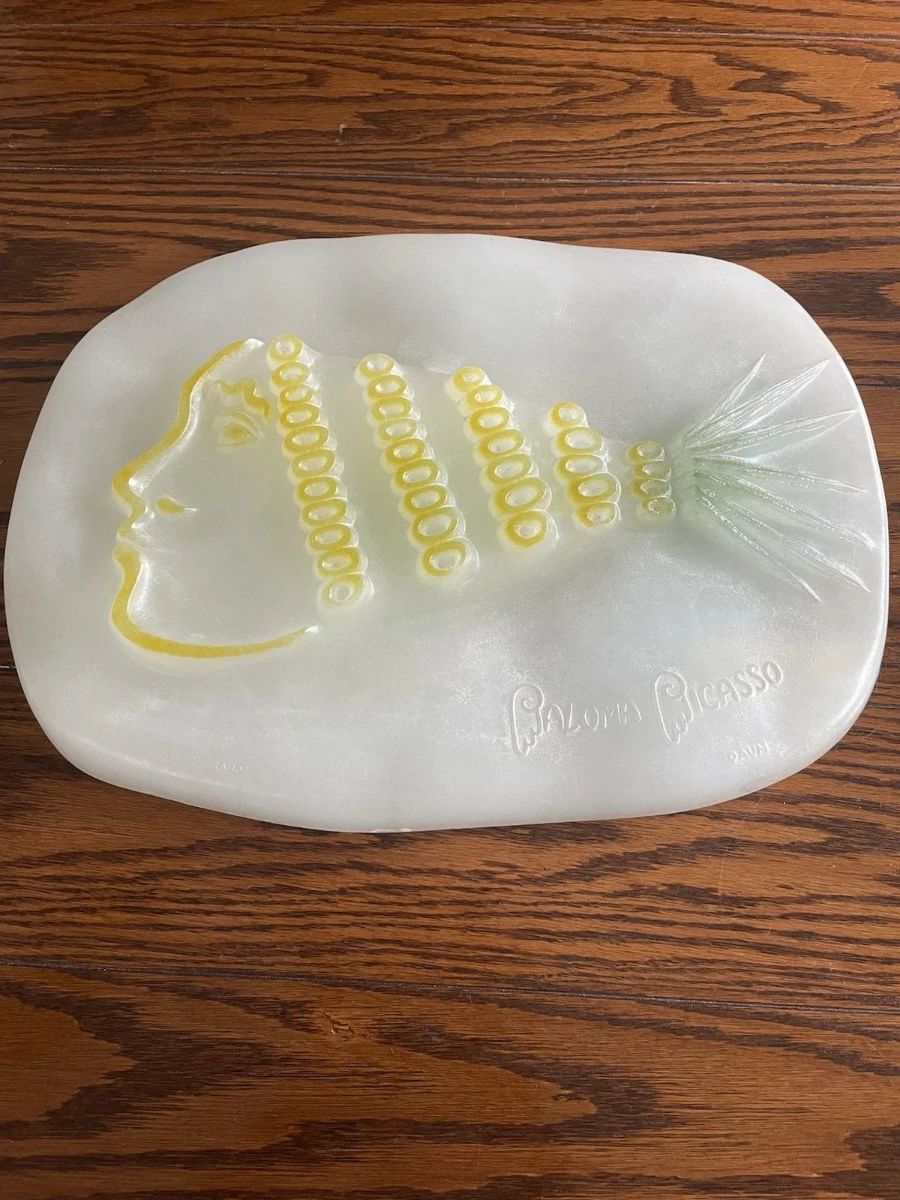 Paloma Picasso Limited Edition PINEAPPLE GIRL Glass Sculpture For Daum