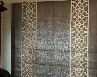 Designer Roman shades