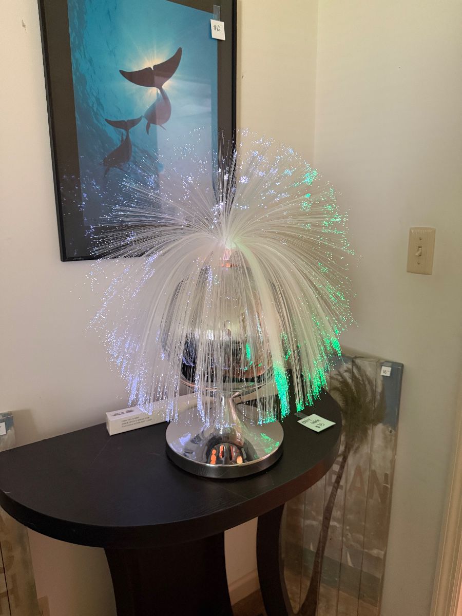 Vintage Fantasia fiber optic lamp