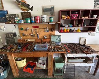 Tools, all garage tables available