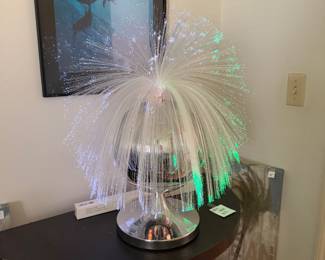 Vintage Fantasia fiber optic lamp