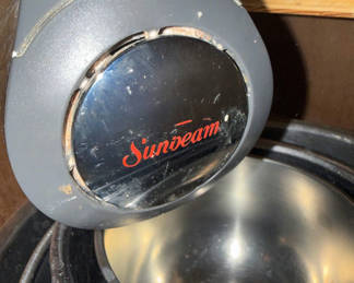 Lot 23: Vintage Sunbeam Mixer w/Original Bowls