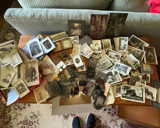 Lot 6: Huge Antique Lot of Photos, Tintypes, RPPC, Some Amazing Photos, Hundreds in this Lot!