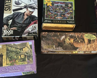 Lot 108: Assorted 1000-Piece Jigsaw Puzzles