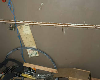 Lot 216: Assorted tools, hardware, and workshop supplies
