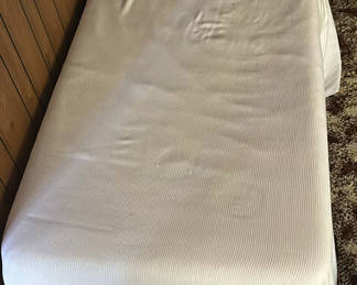 Lot 106: Mattress and Metal Bed Frame