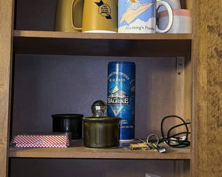 Lot 42: Assorted Mugs and Small Kitchenware