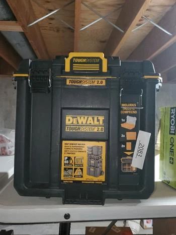 DeWalt ToughSystem 2.0 15.3 in. Deep Half Tool Box