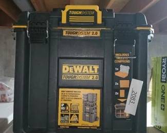 DeWalt ToughSystem 2.0 15.3 in. Deep Half Tool Box
